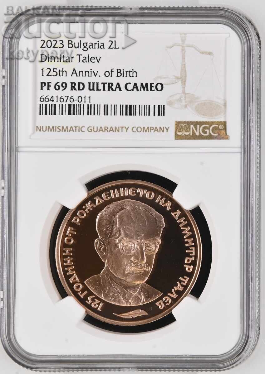 2 Leva 2023 Dimitar Talev NGC PF 69 RD Ultra Cameo 2 Leva 2023 Dimitar Talev NGC PF 69 RD Ultra Cameo