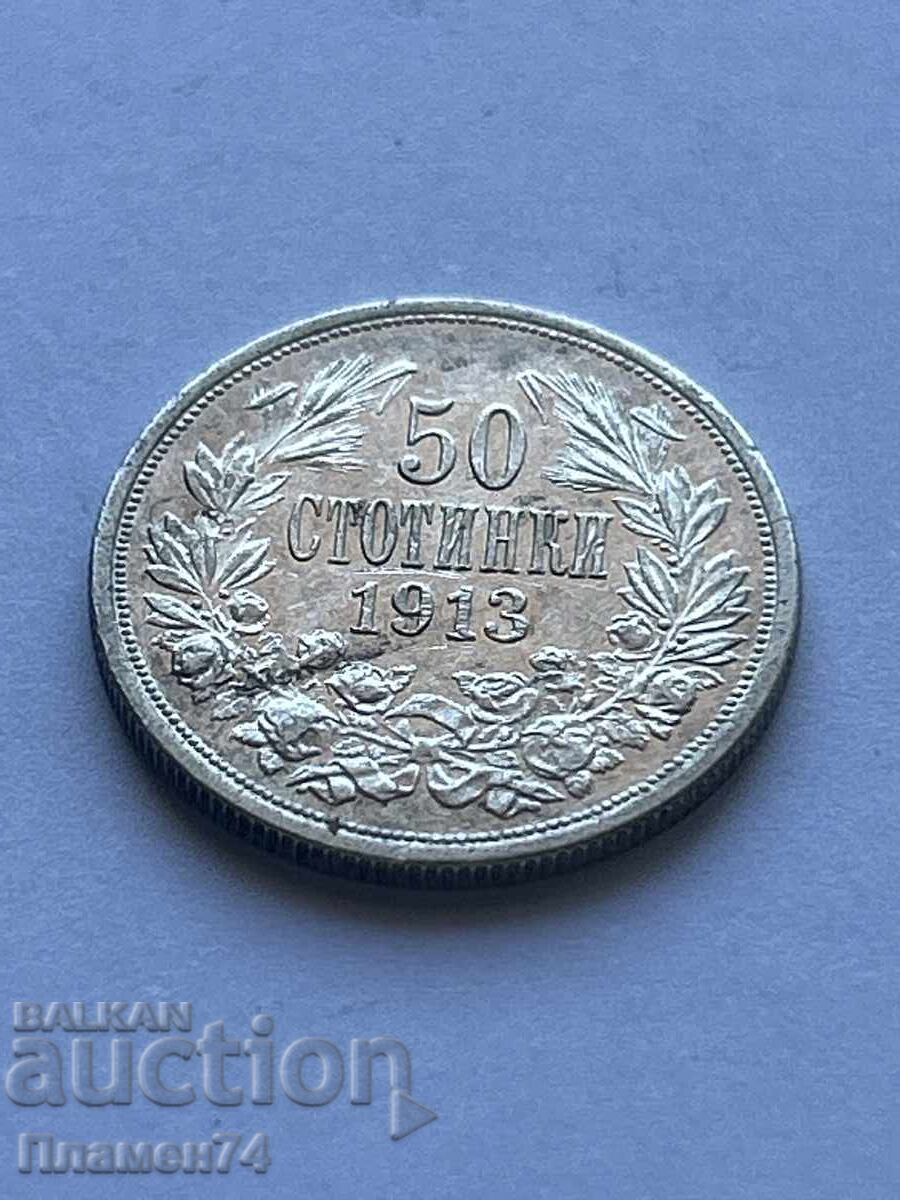 50 stotinki 1913g Bulgaria