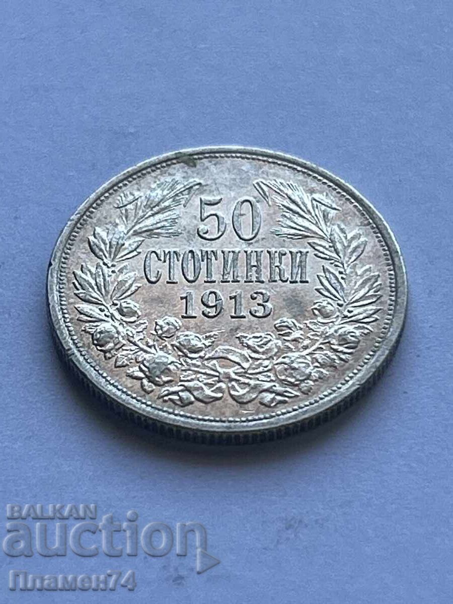50 stotinki 1913g Bŭlgariya