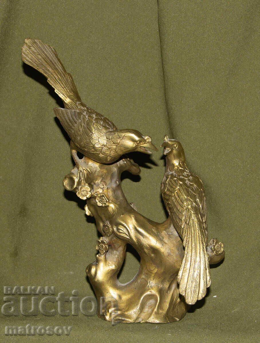 Sculptură de bronz originală, păsări cu preț 500.00 BGN | € 255.65