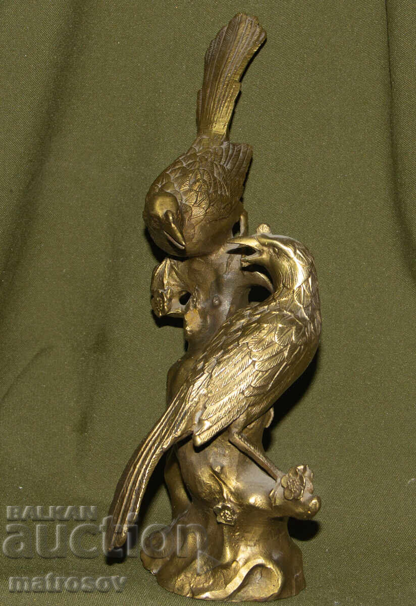 Licitație Sculptură de bronz originală, păsări