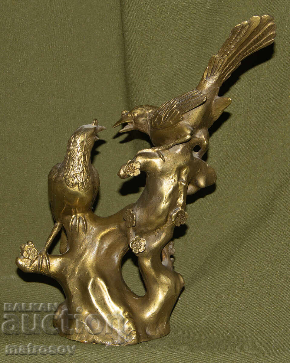 Sculptură de bronz originală, păsări - 5