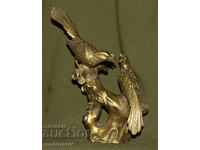 Sculptură de bronz originală, păsări