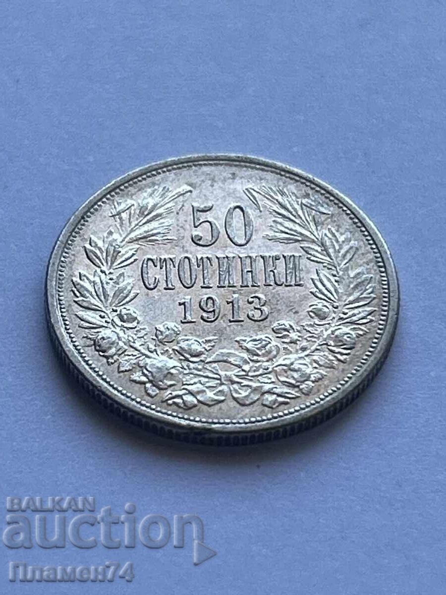 50 stotinki 1913g Bŭlgariya