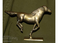 Sculptură din bronz, originală, cal în galop