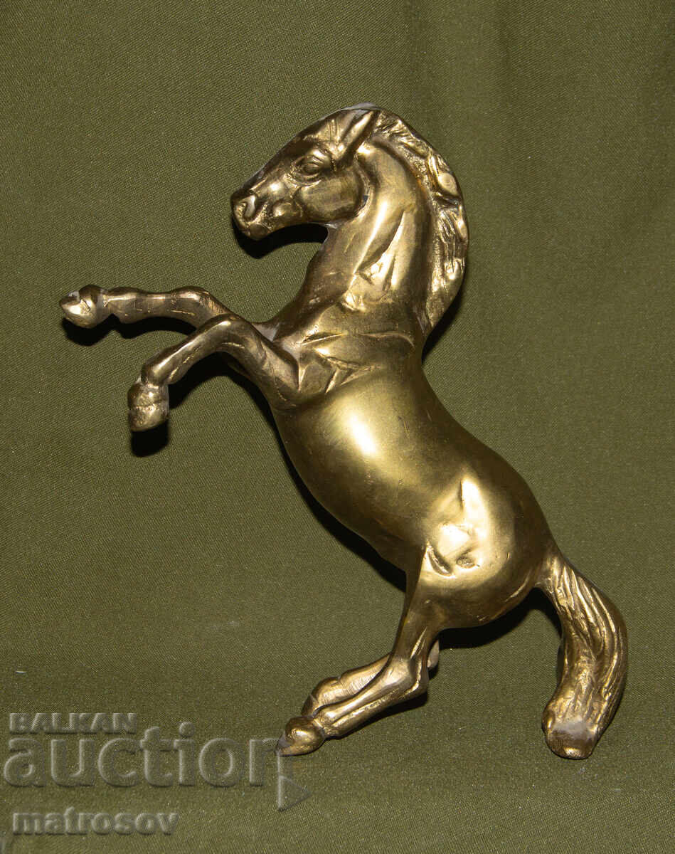 Παράδοση Αυθεντικό χάλκινο γλυπτό όρθιου αλόγου