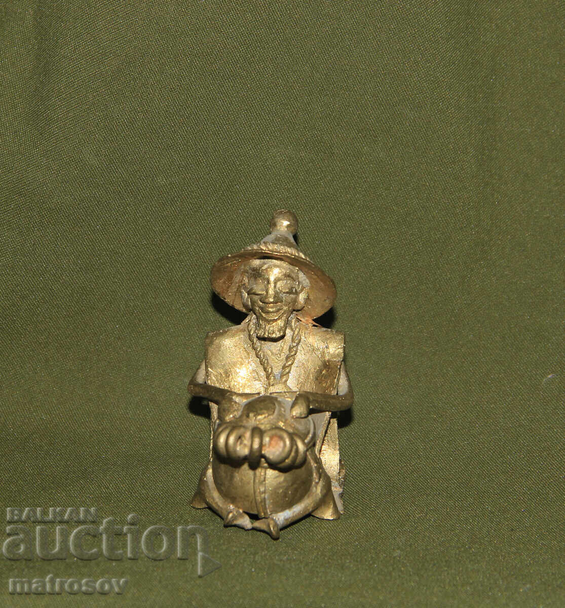 Δημοπρασία Αυθεντικό χάλκινο γλυπτό μουσικού