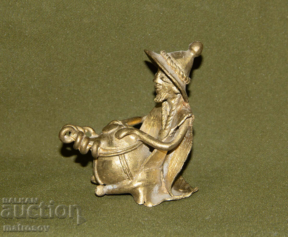 Παράδοση Αυθεντικό χάλκινο γλυπτό μουσικού