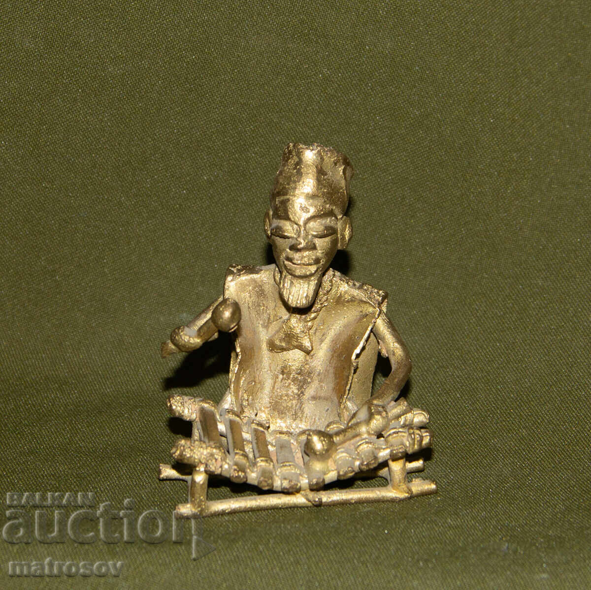 Licitație Sculptură din bronz originală, muzician