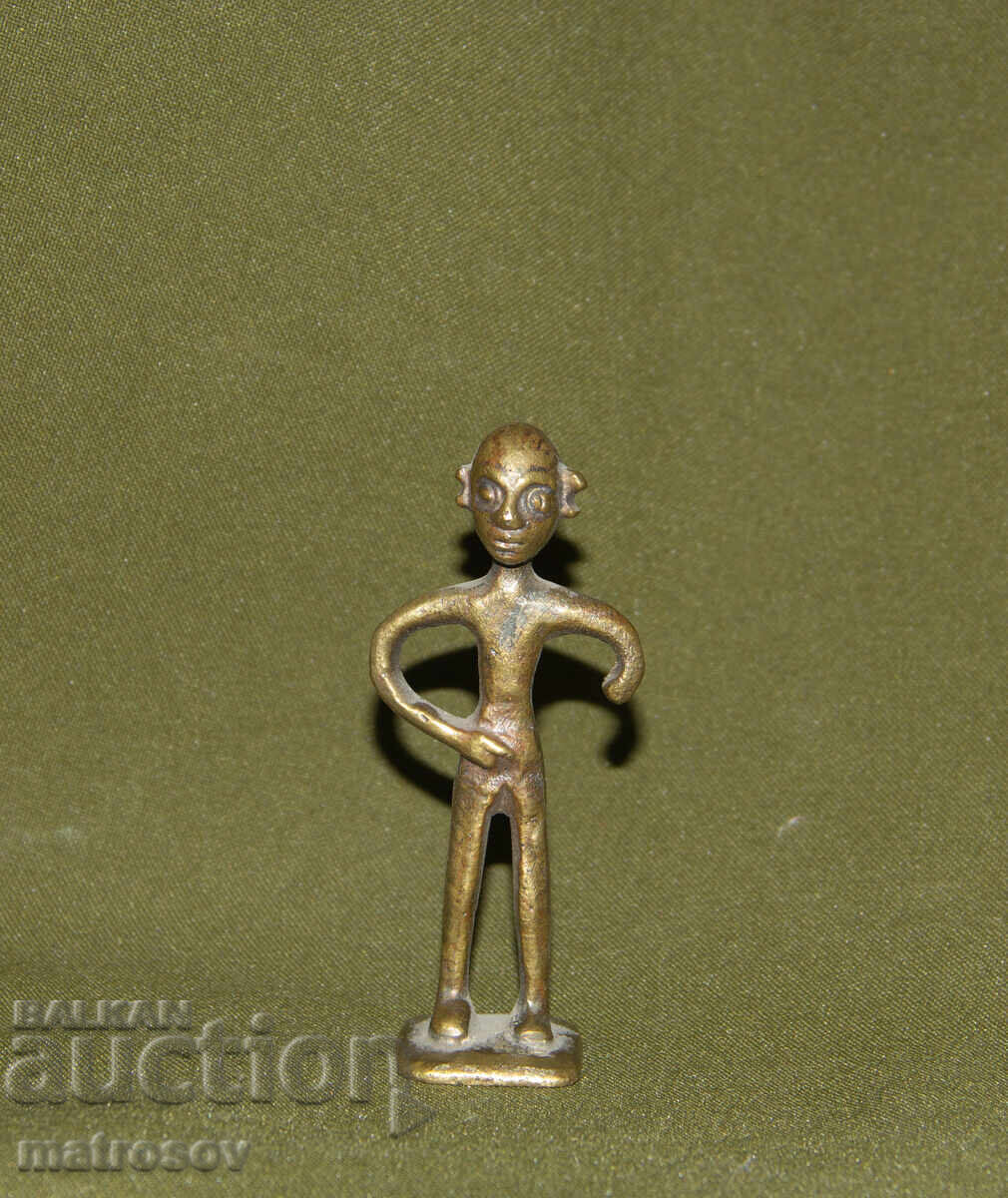 Sculptură de bronz originală Ashanti cu preț 120.00 BGN | € 61.36