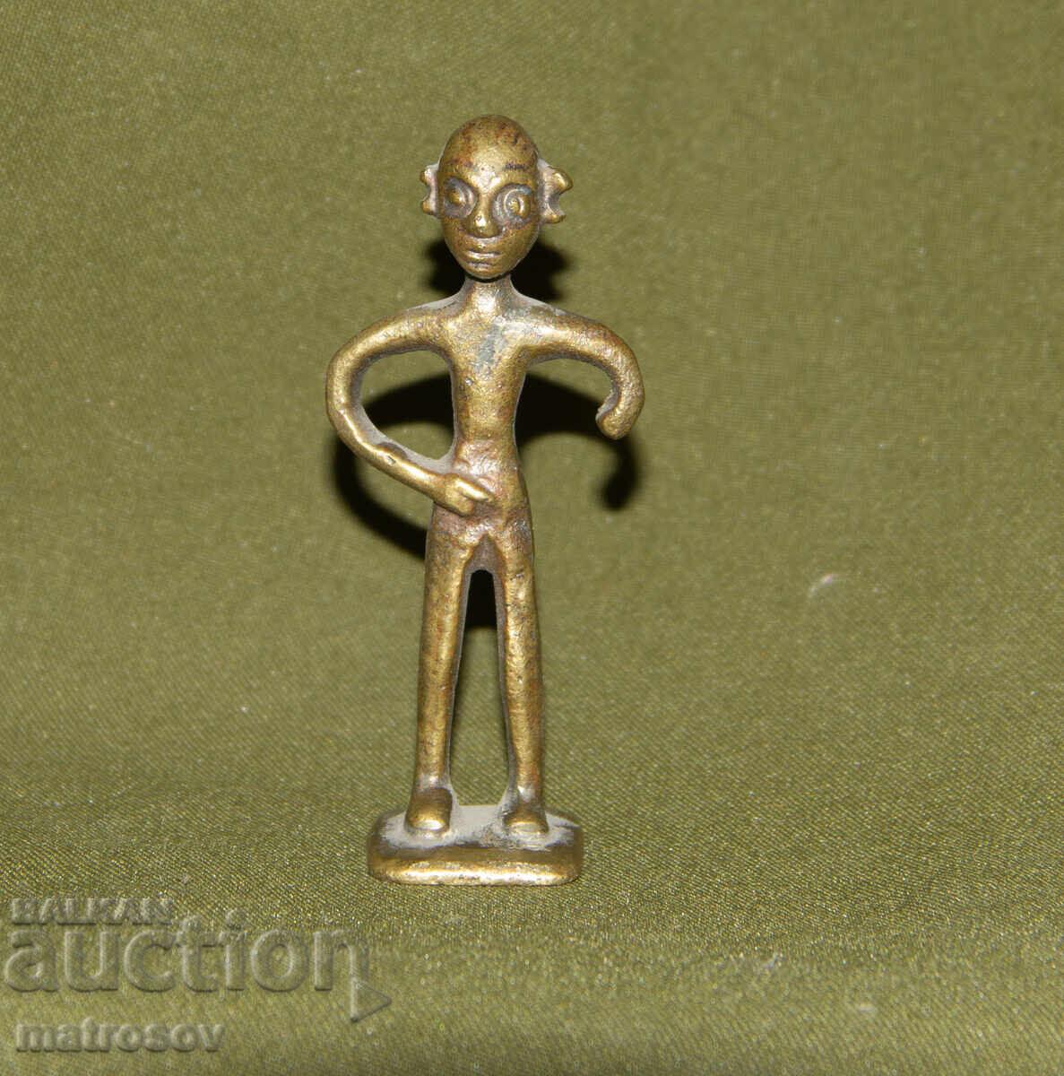 Livrarea Sculptură de bronz originală Ashanti