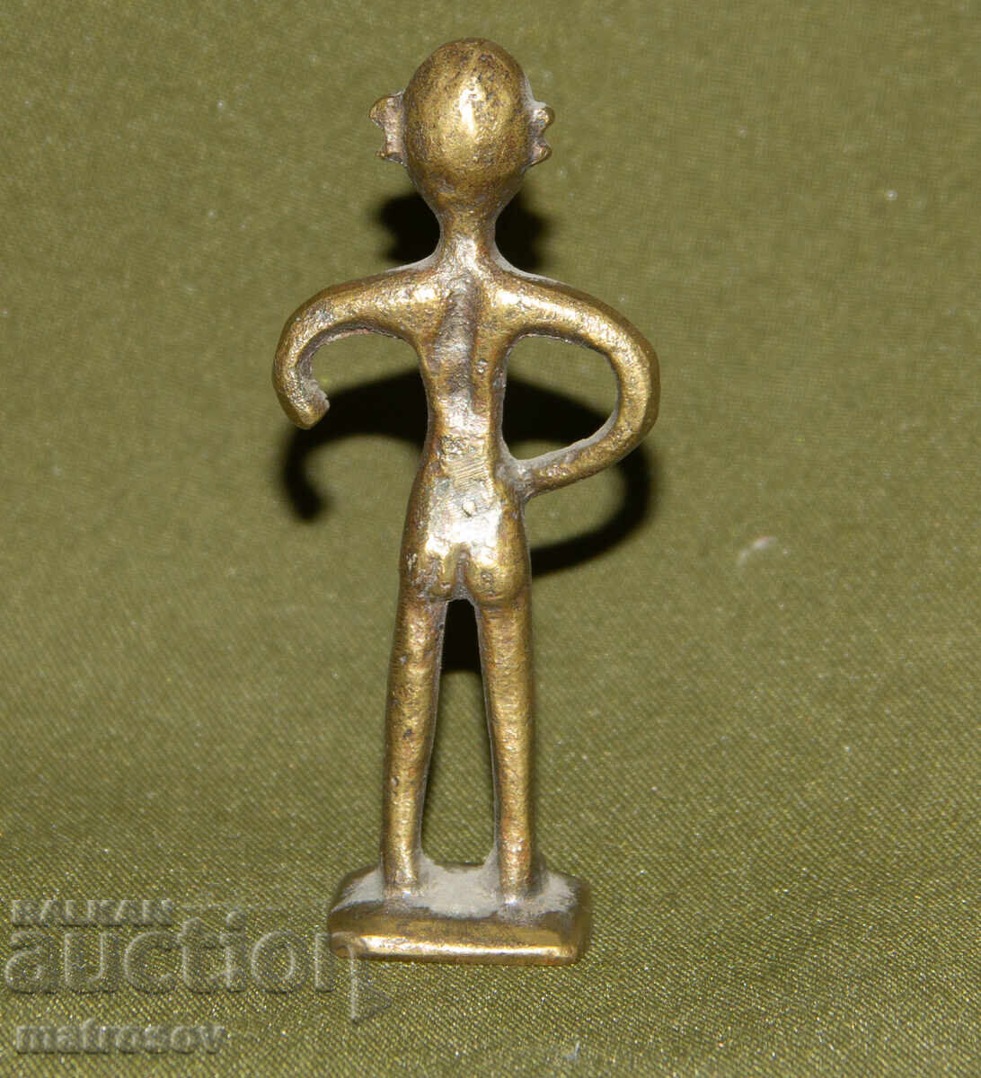 Sculptură de bronz originală Ashanti - 5