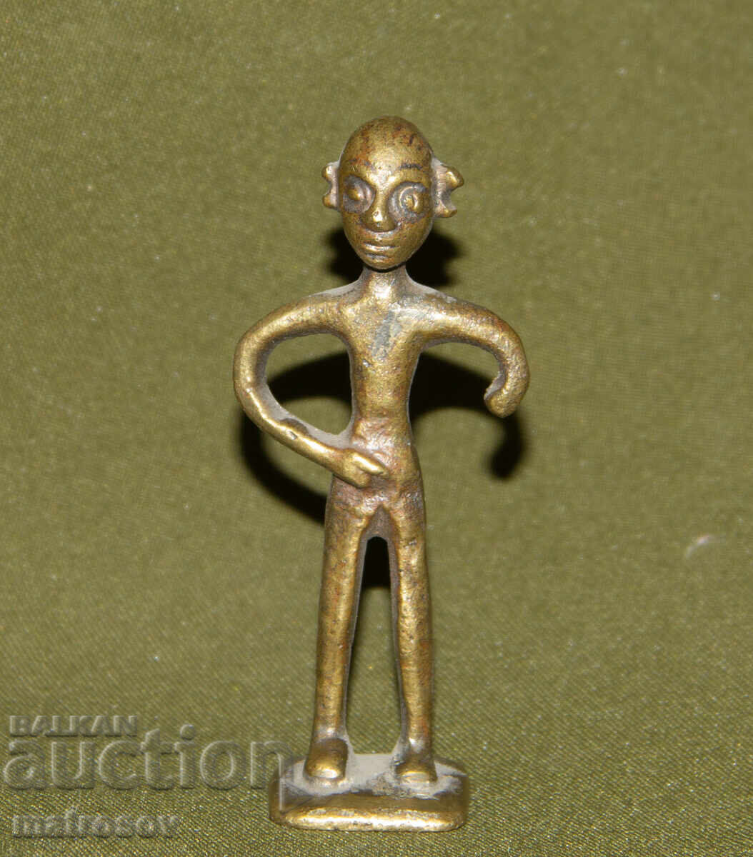 Sculptură de bronz originală Ashanti