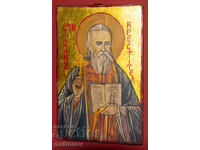 Icoană pictată manual în tempera Ioan Botezătorul