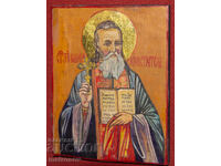 Icoană pictată manual în tempera Ioan Botezătorul