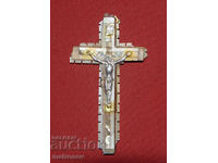 Cruce veche, răstignire sidef metal