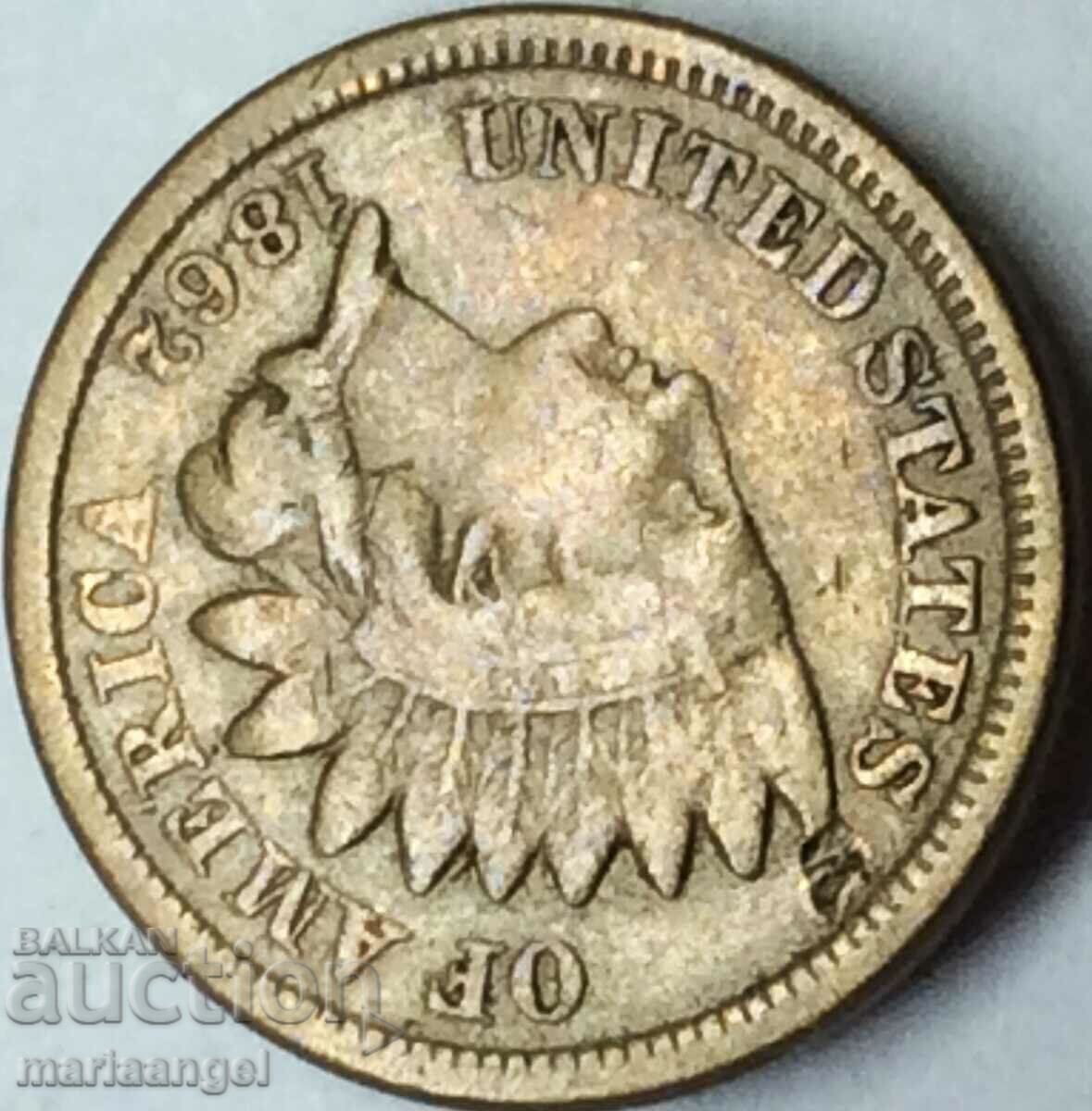 ΗΠΑ 1 σεντ 1862 Ινδός με τιμή 39.00 BGN | € 19.94 ΗΠΑ 1 σεντ 1862 Ινδός με τιμή 39.00 BGN | € 19.94