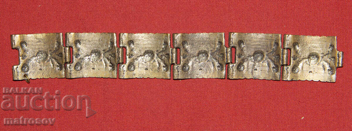 Brățară veche tradițională bijuterie argint - 7