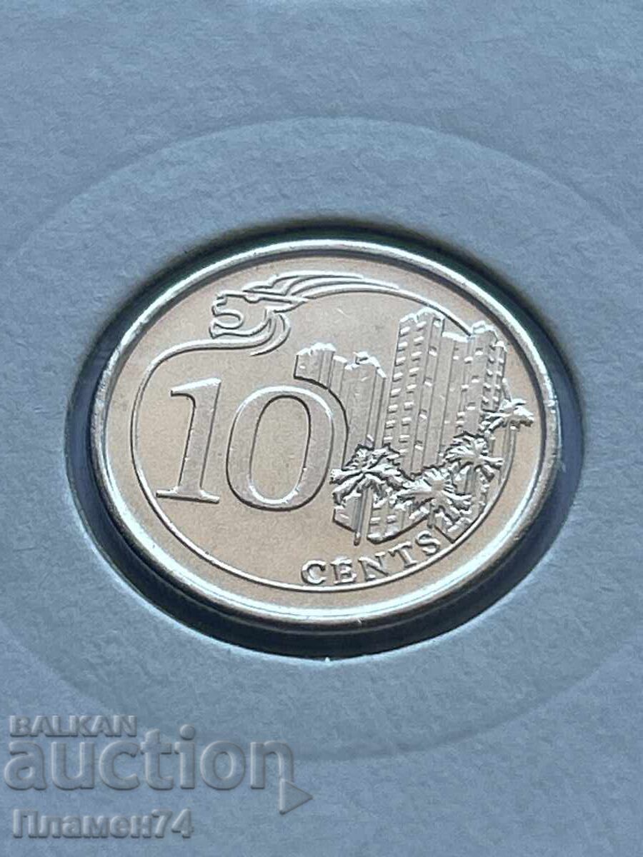 10 λεπτά 2013 Σιγκαπούρη με τιμή 1.00 BGN | € 0.51