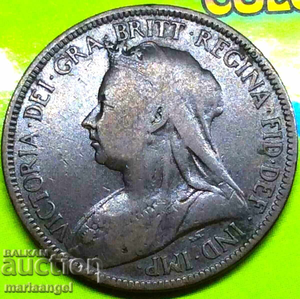 Great Britain 1 Farthing 1896 Victoria Med with price 15.00 BGN | € 7.67