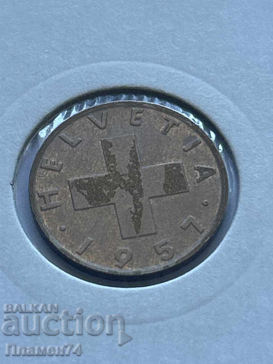 2 ραπένα 1957 Ελβετία με τιμή 1.00 BGN | € 0.51