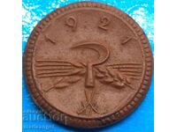 20 pfennig 1921 Germania Saxonia Primul Război Mondial - Primul Război Mondial