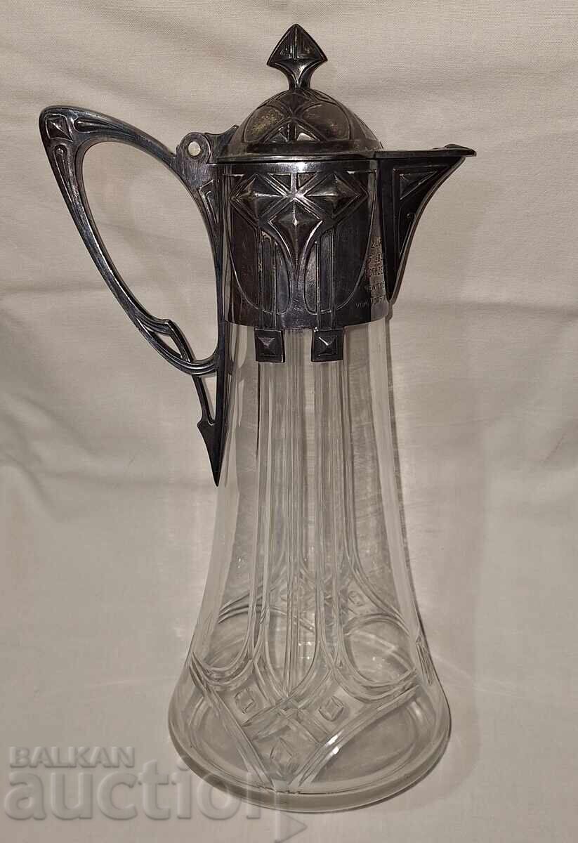 Old carafe - WMF - 1900 year with price 550.00 BGN | € 281.21
