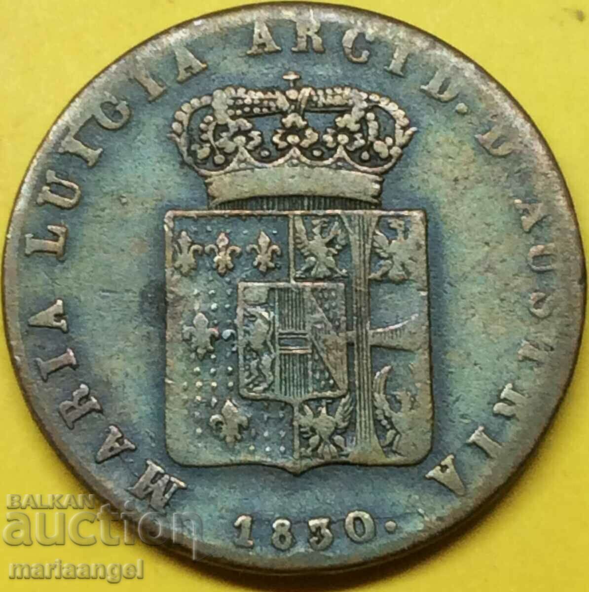 Δημοπρασία 5 centesimi 1830 Ιταλία Πάρμα και Piacenza Maria Luisa σπάνια Δημοπρασία 5 centesimi 1830 Ιταλία Πάρμα και Piacenza Maria Luisa σπάνια