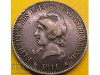 Brazil 2000 Reais 1911 Silver 20g