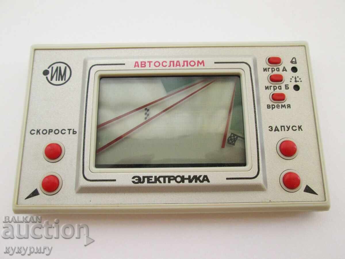 Old Russian Electronic LCD Game AUTOSLALOM with price 200.00 BGN | € 102.26 Old Russian Electronic LCD Game AUTOSLALOM with price 200.00 BGN | € 102.26