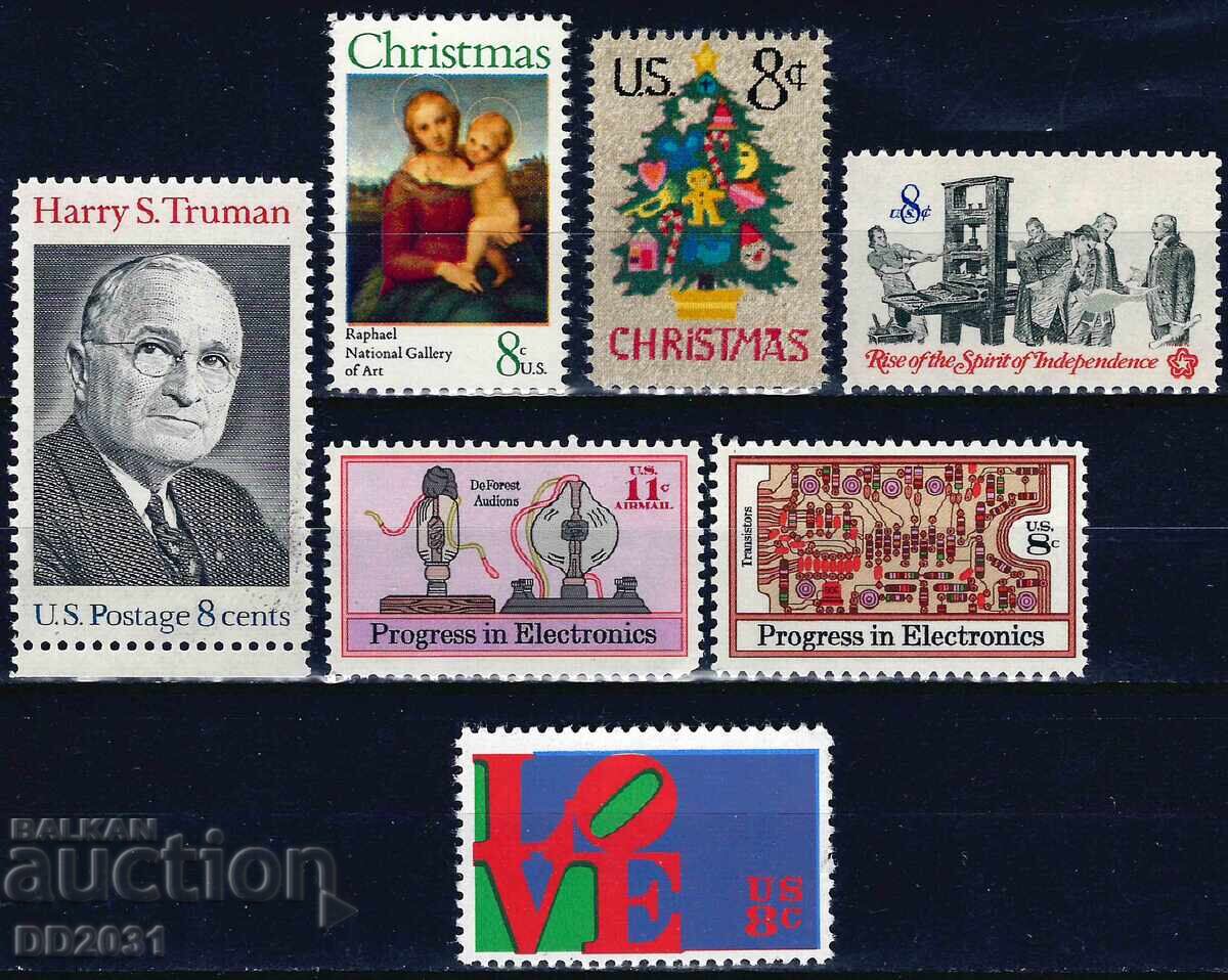 ΗΠΑ 1973 - παρτίδα MNH ΗΠΑ 1973 - παρτίδα MNH