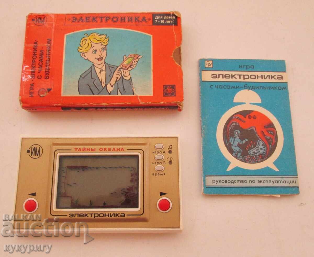 Joc electronic LCD pentru copii, rusesc vechi, SECRETELE OCEANULUI