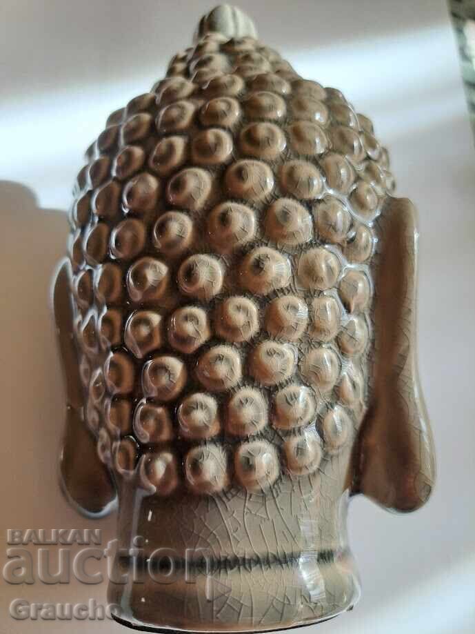Licitație Buddha din porțelan masiv cu efect craquelé