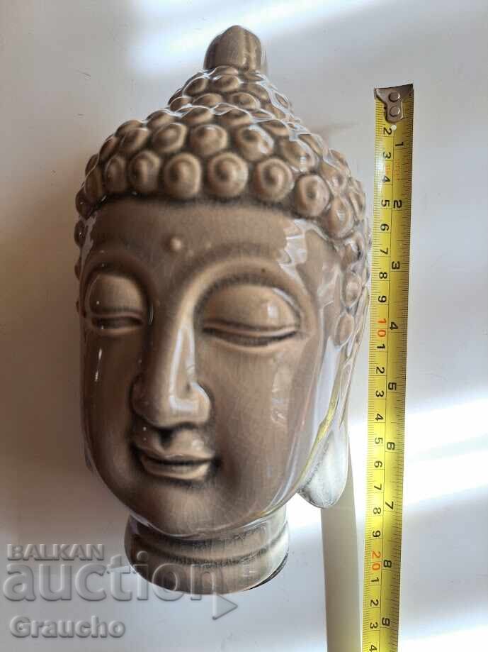 Буда от масивен порцелан с кракле ефект