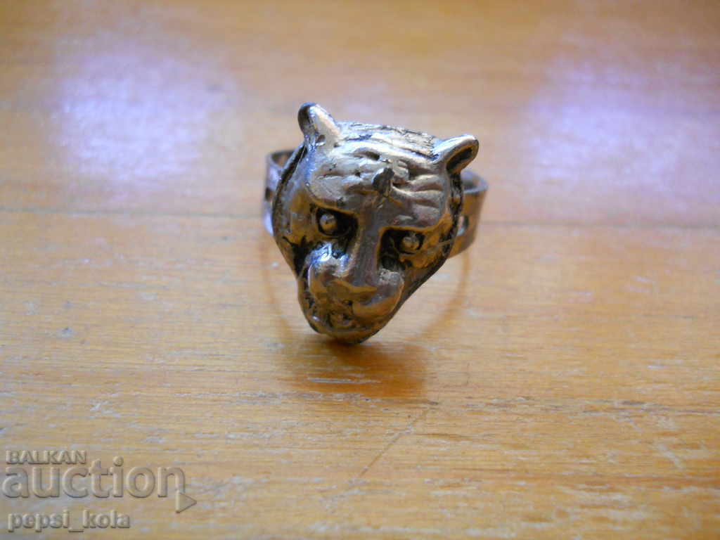 Rock metal ring - devil head