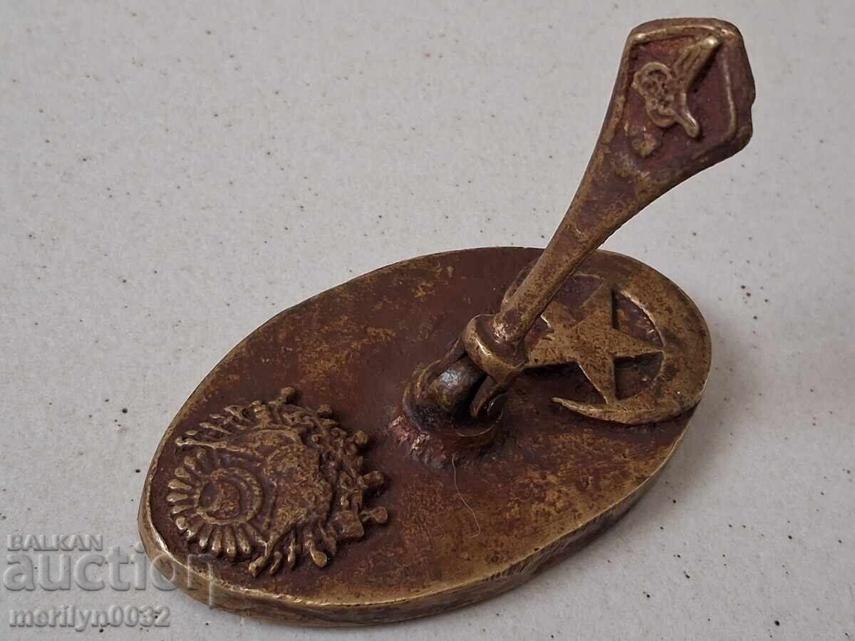 Ottoman State Bronze Seal 19th Century UNIQUE