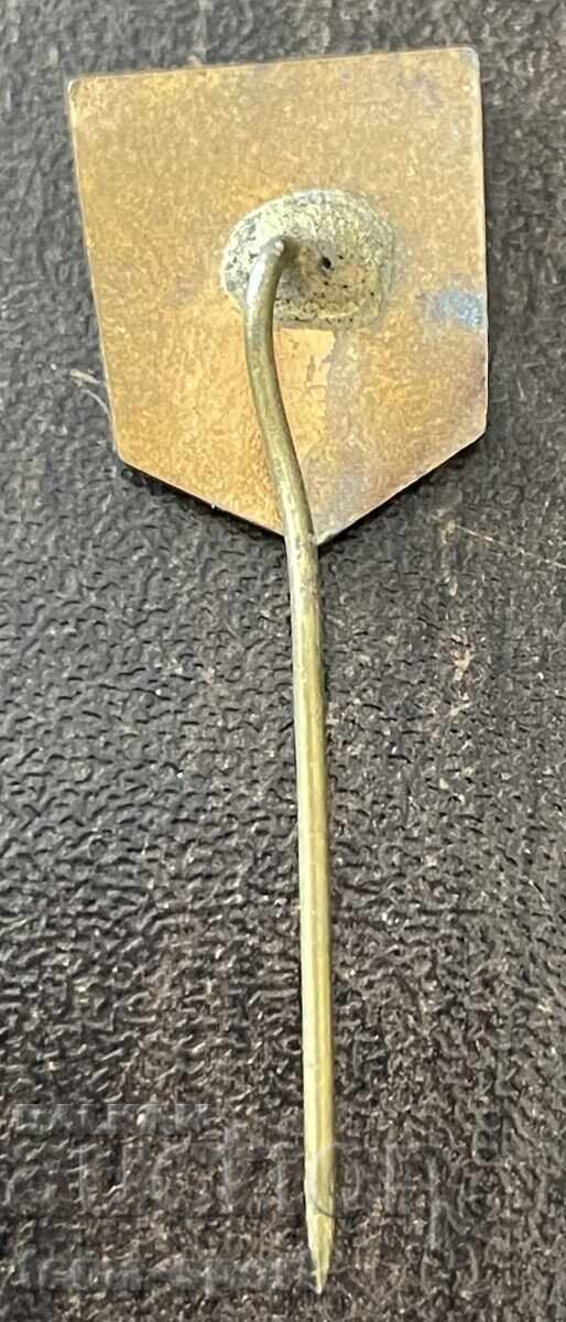 1688 Βουλγαρία σήμα ποδοσφαιρικού συλλόγου Τσαβντάρ Ετροπόλε σμάλτο με τιμή 10.00 BGN | € 5.11