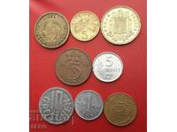 Mixed lot of 8 coins