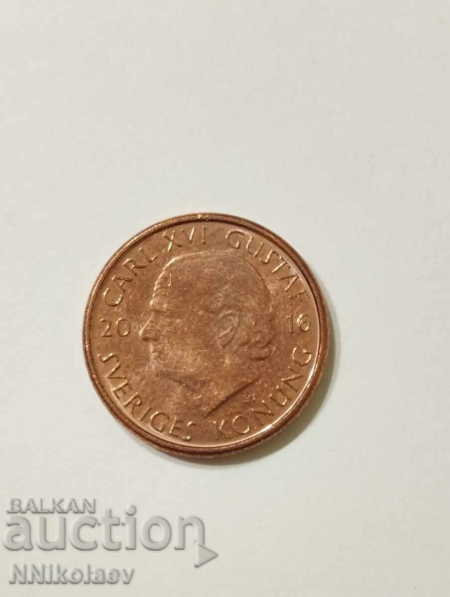 Σουηδία 1 κορώνα 2016 - 5
