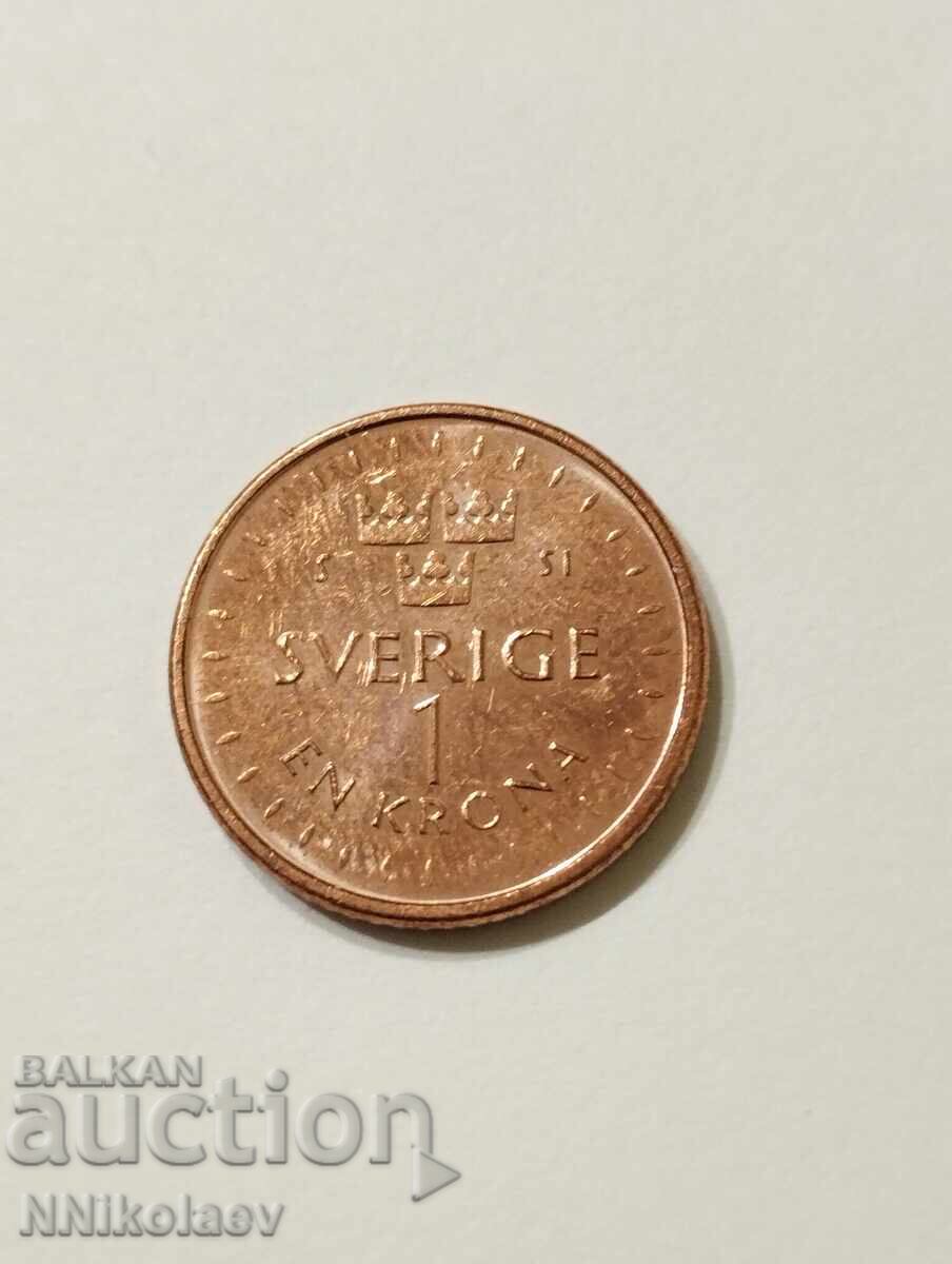 Σουηδία 1 κορώνα 2016