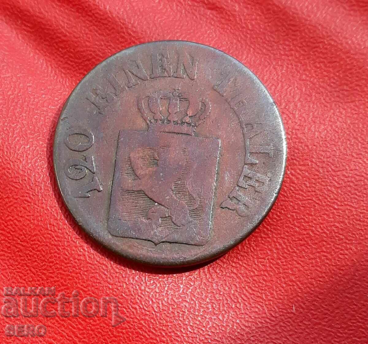 Germania-Hesse-Kassel-3 Heller 1850 cu preț 8.01 BGN | € 4.10