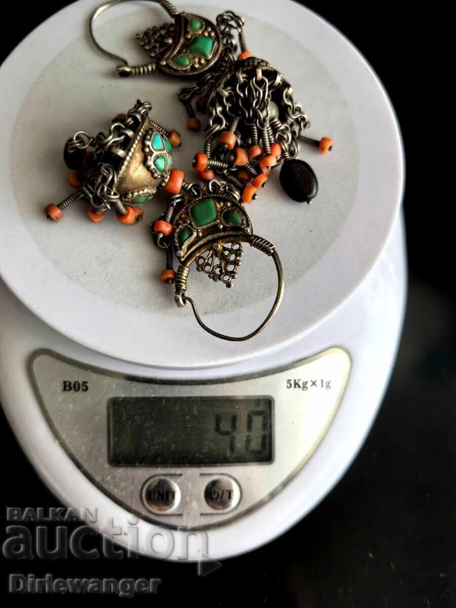 Παράδοση Αναγεννησιακά κοσμήματα. Σκουλαρίκια. Σκουλαρίκια αυτιού. Μοναδικό