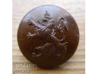 Πλαστικό στρατιωτικό κουμπί (μεγάλο) - Βασίλειο της Βουλγαρίας