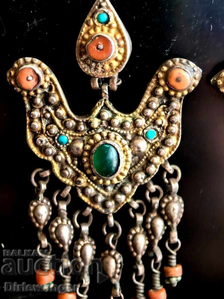 Възрожденски обеци. Наушници. Сребро - 5