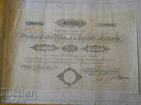 Acțiune austriacă veche din 1857