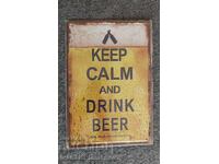 Табела метална за колекционери нова