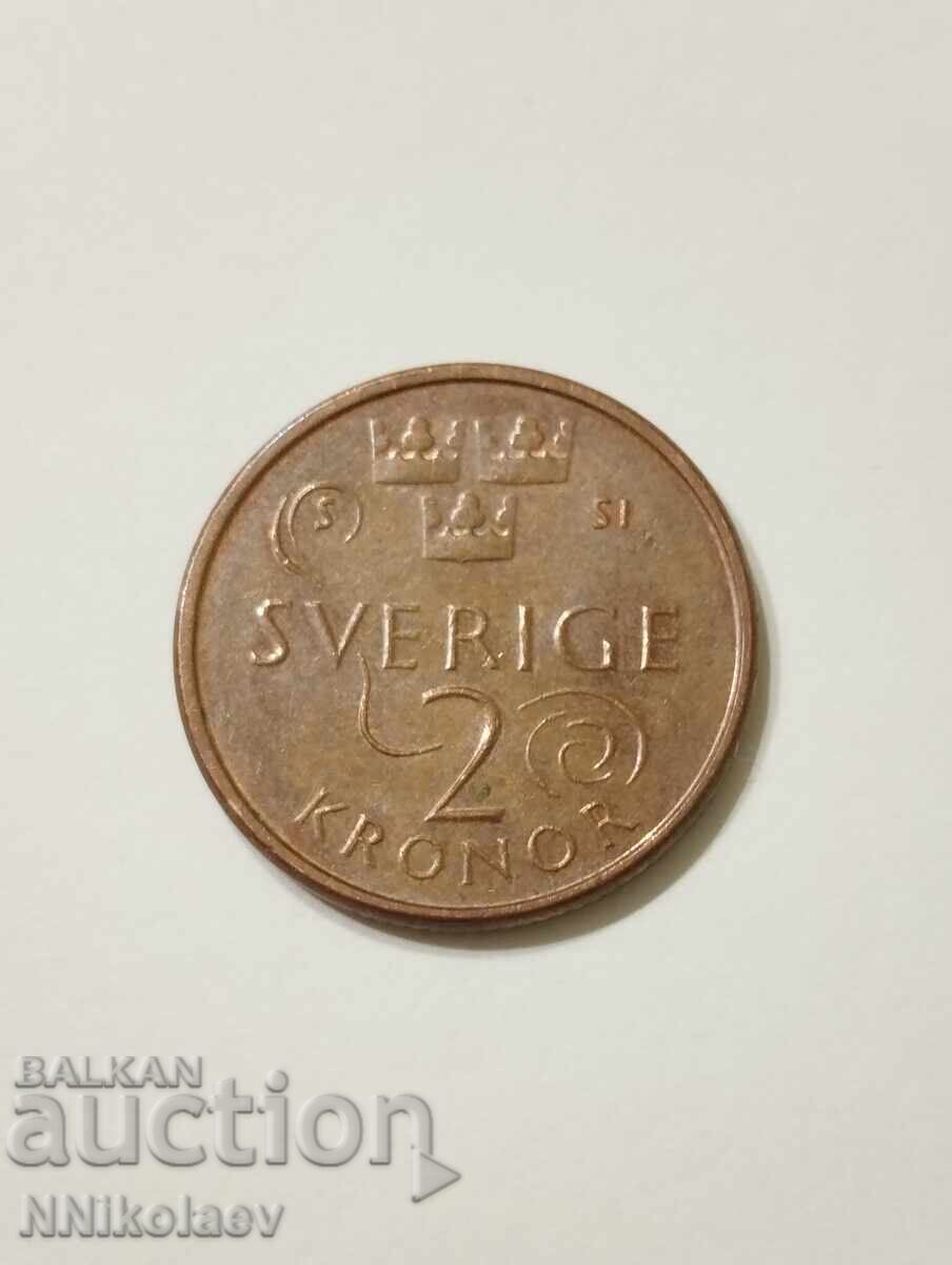 Σουηδία 2 κορώνες 2019 με τιμή 2.00 BGN | € 1.02 Σουηδία 2 κορώνες 2019 με τιμή 2.00 BGN | € 1.02