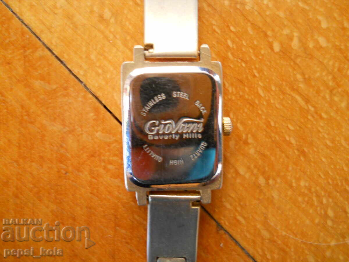 Γυναικείο ρολόι quartz "Giovani - Beverly Hills" με τιμή 3.00 BGN | € 1.53 Γυναικείο ρολόι quartz "Giovani - Beverly Hills" με τιμή 3.00 BGN | € 1.53