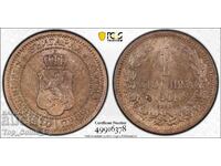 1 stotinka 1901 MS 64 BN PCGS 49916378