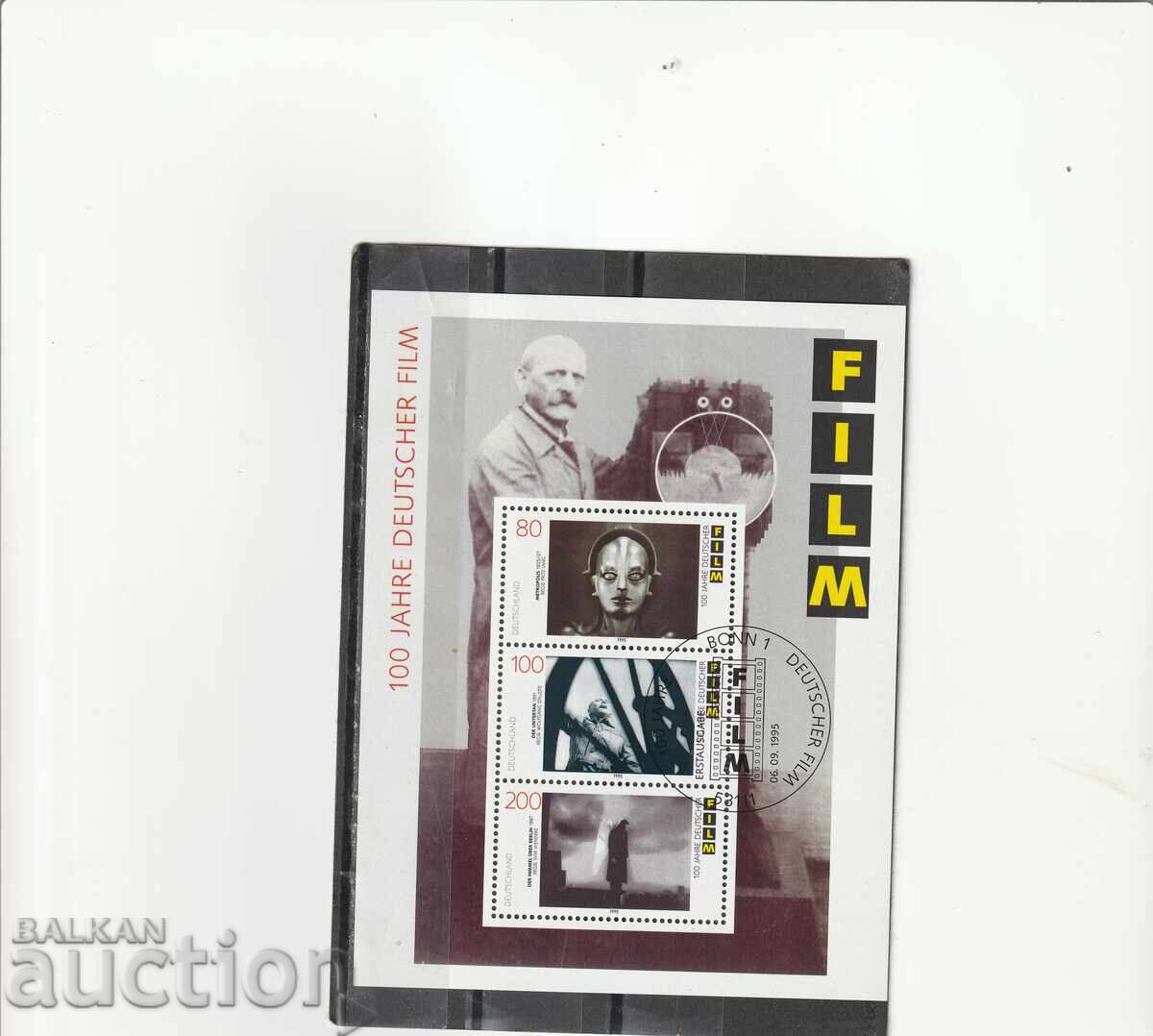 Germany 1995. Block 100 g. German Cinema First Day of Issue